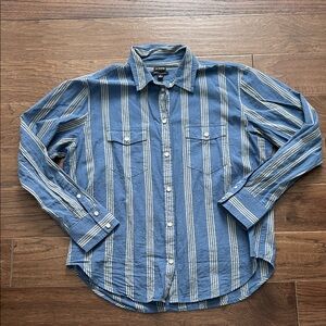 J Crew Blouse w/ Pearl Buttons